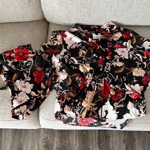 Silk PJ set, size M